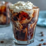 Velvety vanilla sweet cream floats atop refreshing cold brew coffee for perfect refreshment.