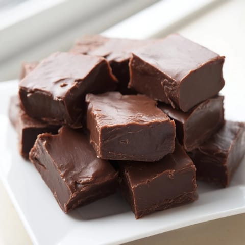 Rich creamy chocolate fudge