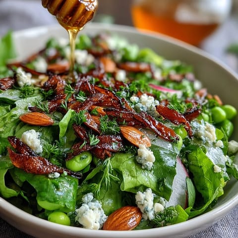 Spring Green Salad Honey Mustard