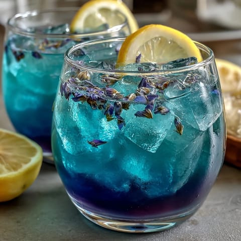 Butterfly Pea Flower Lemonade