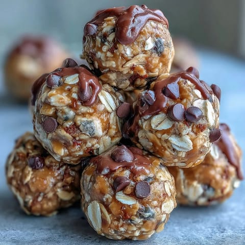 These delicious protein balls with peanut butter deliver a satisfying, chewy bite.
