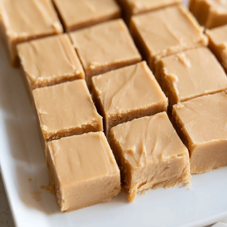 Indulge in this homemade peanut butter fudge, rich and smooth, perfect for any sweet tooth.