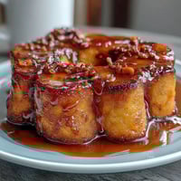 Soul Food Candied Yams with Brown Sugar Syrup in a golden, buttery glaze, served warm as a classic Southern side dish.
